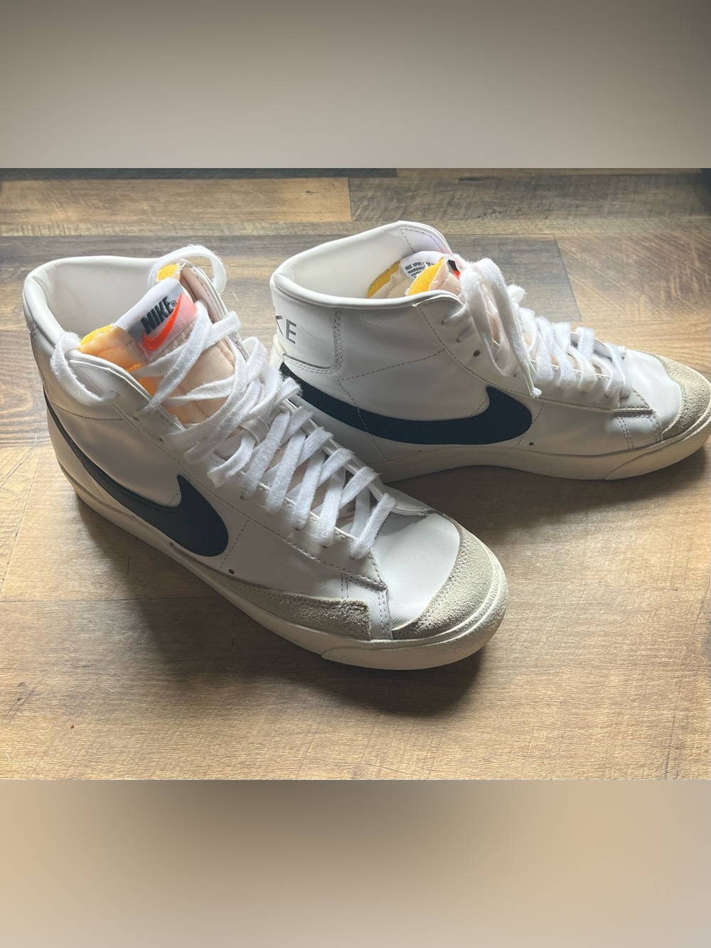 Nike Women’s Blazers White High-Top Sneakers. Like new.